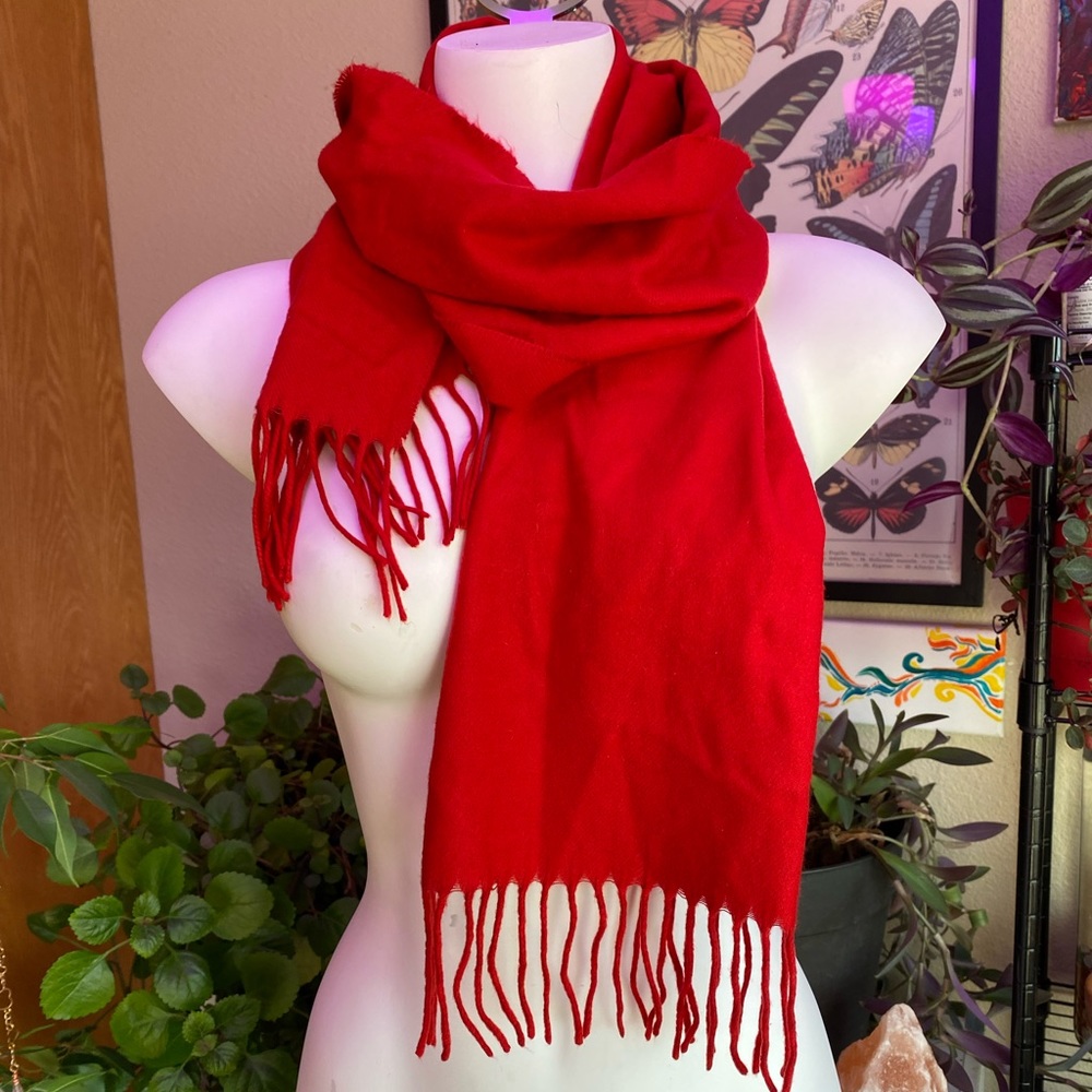 Cashmink by V.Fraas red scarf